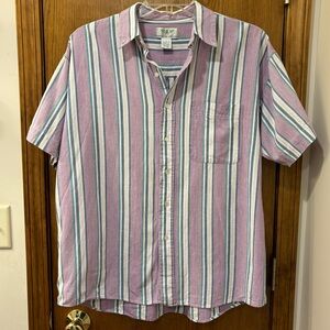 Vintage striped American Weekend button down, large